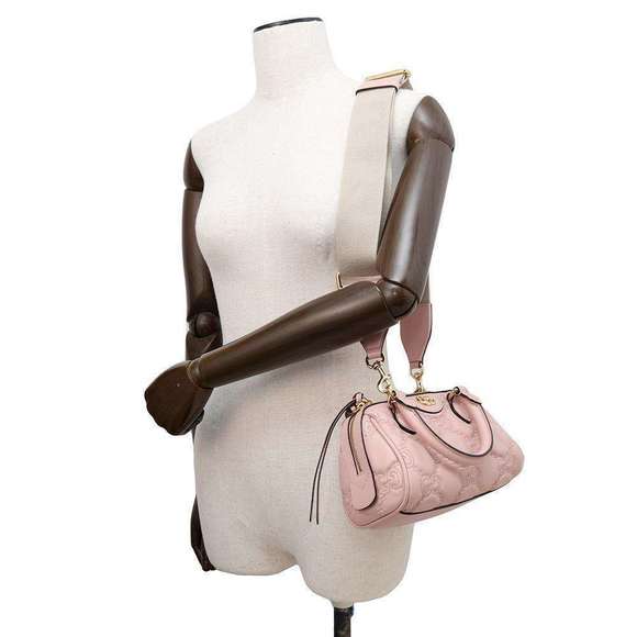 Gucci GG Matelasse Mini Boston Nylon Handbag - Picture 4 of 16